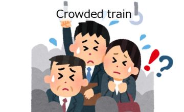 crowded train